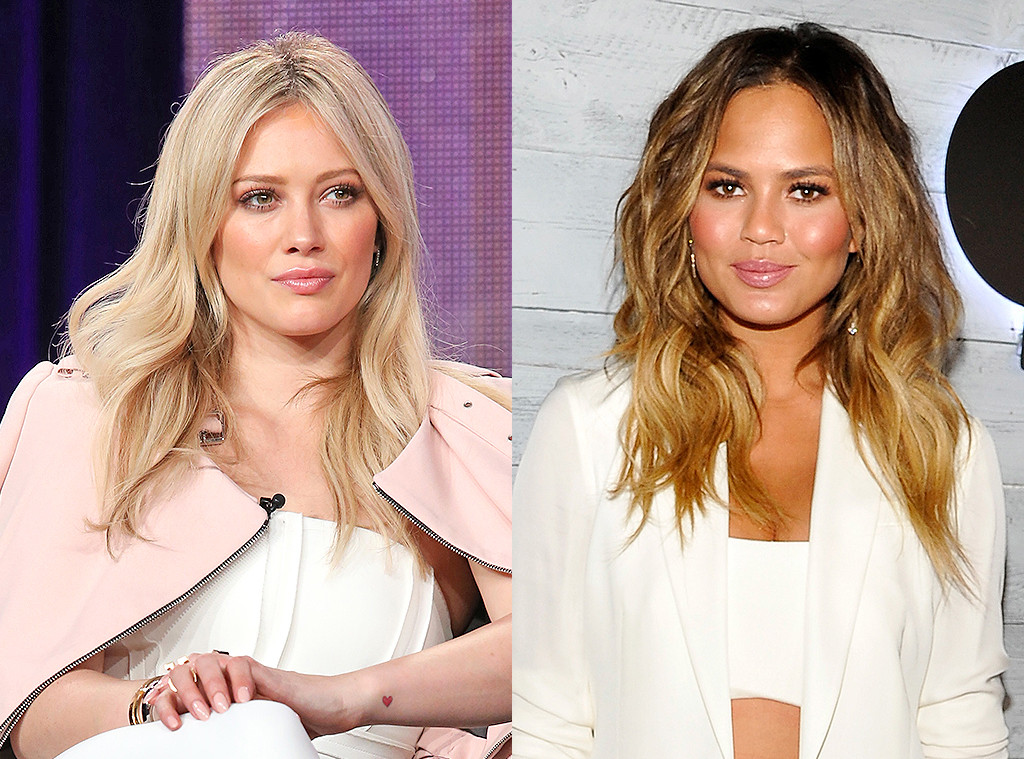 Hilary Duff Chrissy Teigen Battle Mommy Shamers Almost